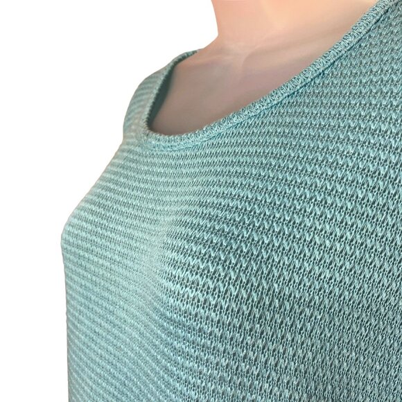 Francesca’s Turquoise Hi-Lo Sweater | Large - Picture 2 of 8
